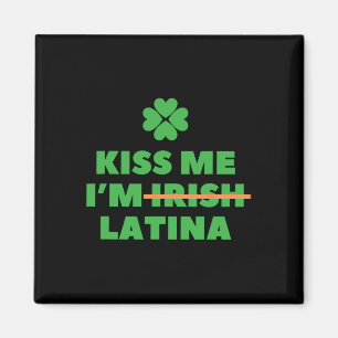 Íman Beije Me Sou Irlandesa Latina Citação Divertida Le