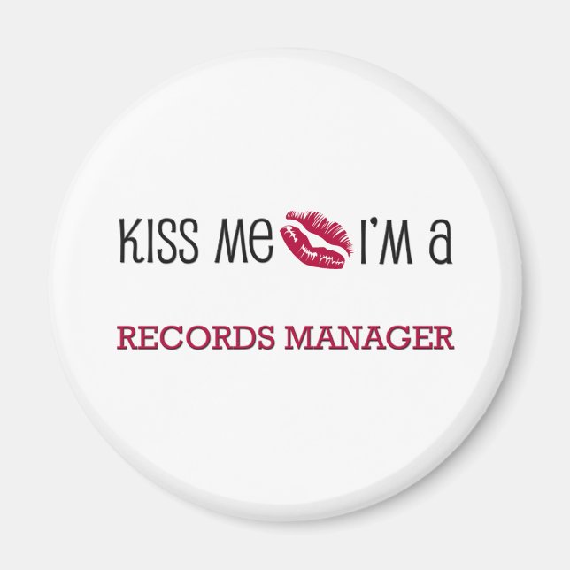 Íman Beije-me Sou um GERENTE DE REGISTROS (Frente)