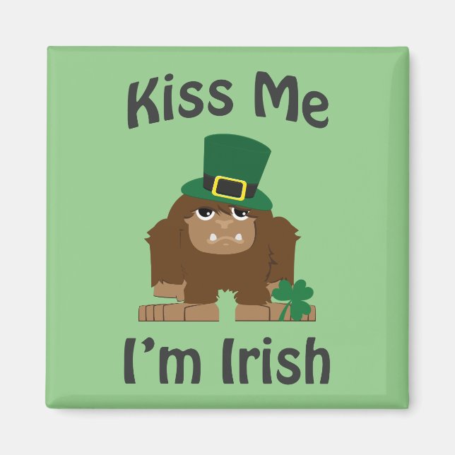 Íman Beije-me, sou um pé-de-cabra irlandês (Frente)