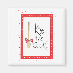 Íman Beije o cozinheiro! ímã da cozinha
