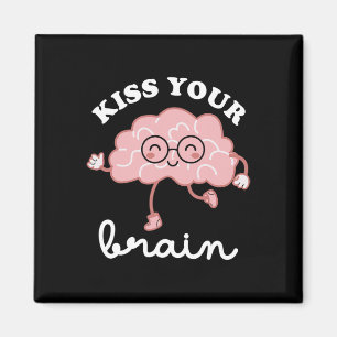 Íman Beije seus Namorados cerebrais Engraçado Professor