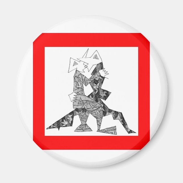 Íman beijo (Frente)