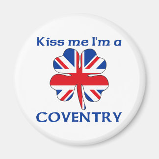 Íman Beijo Britânico Personalizado Eu sou Coventry