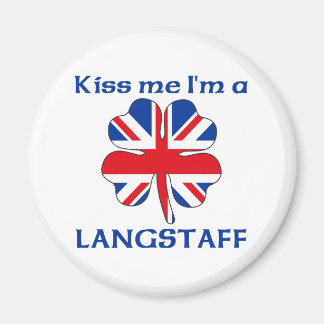 Íman Beijo britânico personalizado Eu sou Langstaff