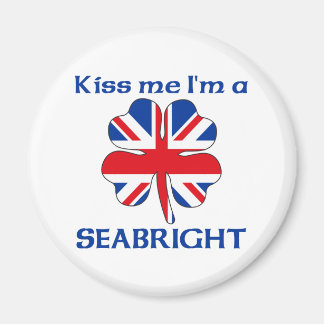 Íman Beijo britânico personalizado Eu sou Seabright