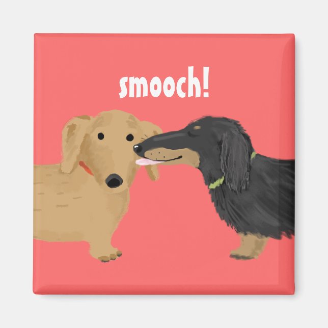 Íman Beijo de Dachshund (Frente)