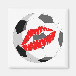 Íman Beijo do futebol (vermelho)