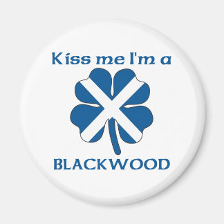 Íman Beijo escocês personalizado Eu sou Blackwood