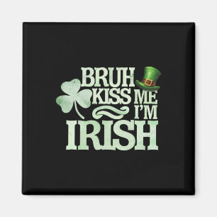 Íman Beijo Me Eu Sou Irlandês Engraçado Beijo Dia de Sã