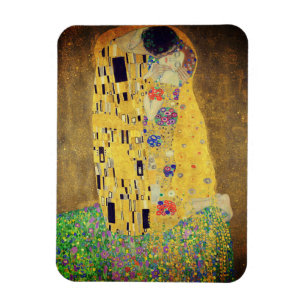 Íman Beijo por Gustav Klimt, detalhe 1