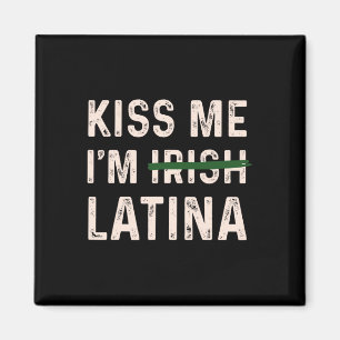 Íman Beijo Vintage Me Sou Irlandesa Latina Design Gráfi