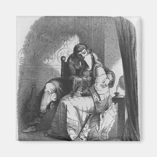 Íman beijos de Heloise e Abelard (Frente)