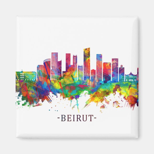 Íman Beirut Lebanon Skyline (Frente)