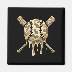 Íman Beisebol Camo Baseball Bats Beball Boys Esporte Le