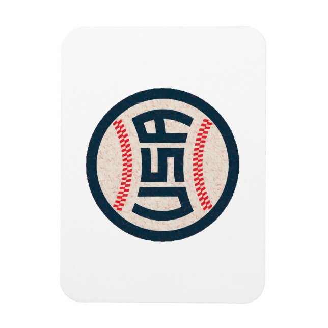 Íman Beisebol da Equipe EUA (Vertical)