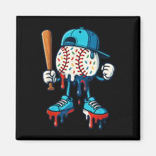 Íman Beisebol Estilo de Vida 101 Roupa Jovens Baseball 