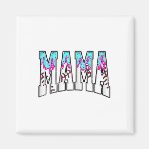 Íman Beisebol Mama Coquette Arco Jogo Dia de Baseball M