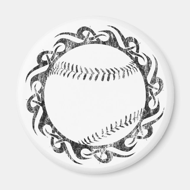 Íman beisebol tribal (Frente)