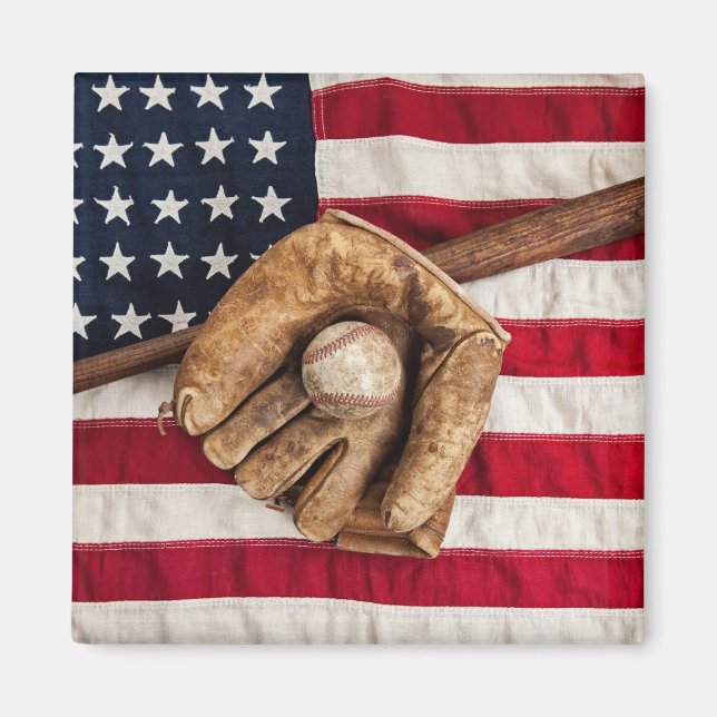 Íman Beisebol Vintage (Frente)