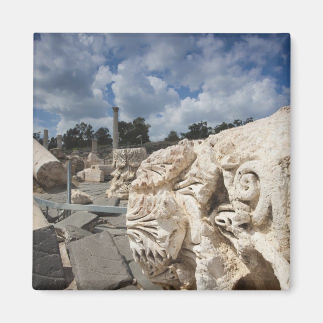 Íman Beit she-An National Park, ruínas da era romana (Frente)