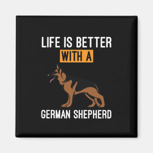 Íman Bekeeper Art Com Um German shepherd