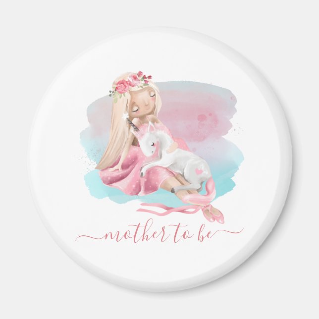 Íman Bela Ballerina Mãe é Magneta (Frente)