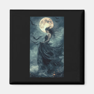 Íman Bela Bruxa Fantasia Gótica Vampiro Luar 1