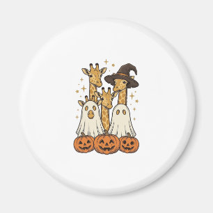 Íman Bela Camisa de Halloween Girafa Fantasma Abóbora D