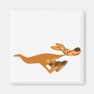 Íman Bela Cartoon Rápido Magneta Kangaroo
