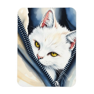 Íman Bela Coleção de Gatos de Cores de Água Cónicas Mod