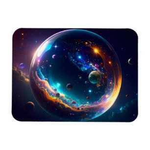 Íman Bela Cósmica Galaxy Fantasy Art