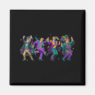 Íman Bela dança de tromboço Mardi Gras Dia Engraçado Tr