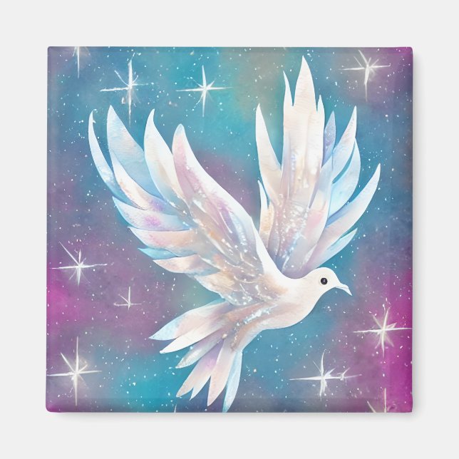 Íman Bela Doença Branca de Paz (Frente)