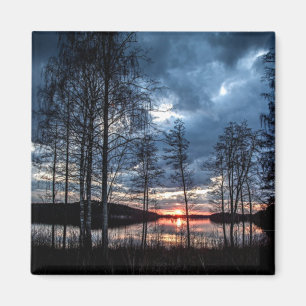 Íman Bela fotografia da paisagem da Finlândia