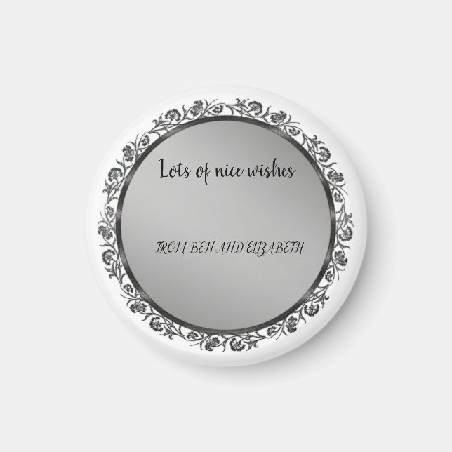 ÍMAN BELA MAGNET COM DEDICAÇÃO (Frente)