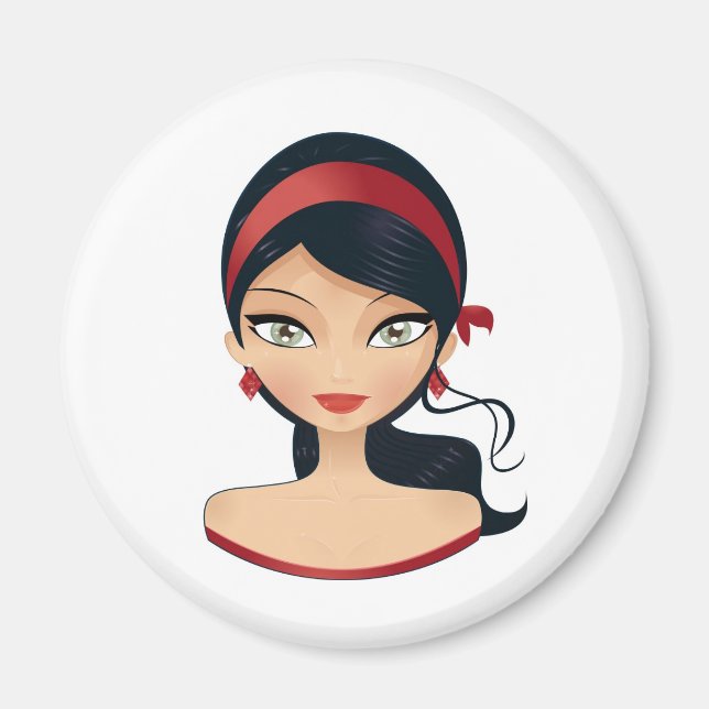 Íman Bela Menina (Frente)