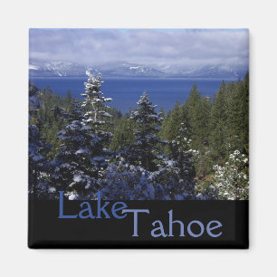 Íman Bela Praça do Lago Tahoe Azul