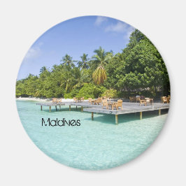 Íman Bela praia em maldivas