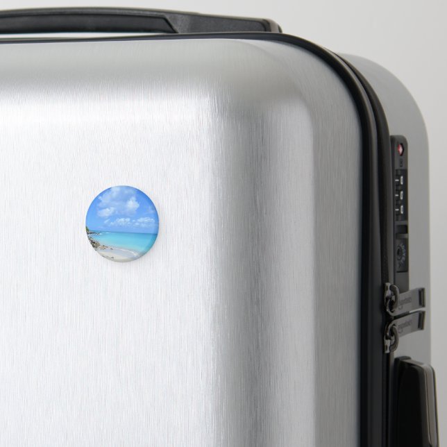 Íman Bela Praia Tropical Turquesa (In Situ (Luggage))