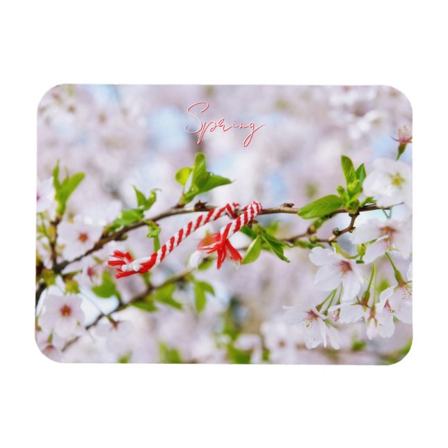 Íman Bela saudação de primavera (Horizontal)