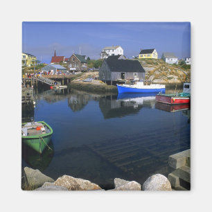 Íman Bela vila de Peggy's Cove com porto