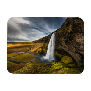 Íman Bela Visão Paisagista de Seljalandsfoss