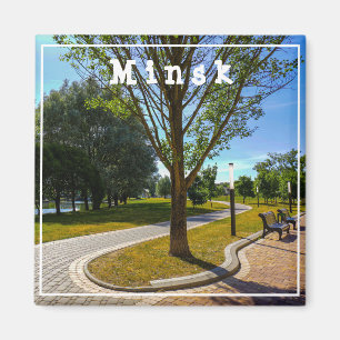 Íman Belarus Беларуç Minsk Мінск Natureza Paisagem Ímã