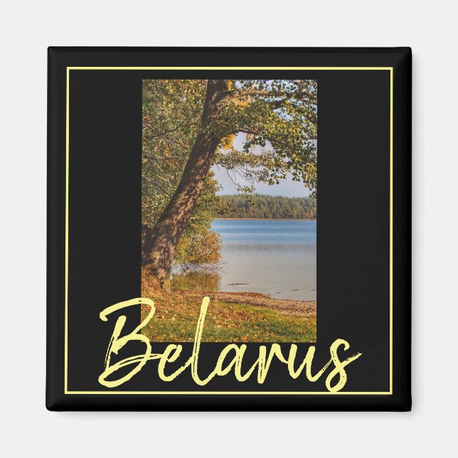 Íman Belarus Nature Lago Svityaz Magneto (Frente)