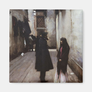 Íman Belas artes Venetian da rua que pintam John