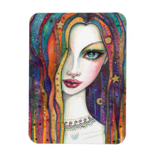 Íman Beleza Boêmia Celestia Arte por Molly Harrison