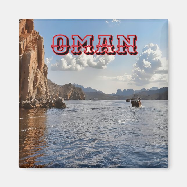 Íman Beleza da costa de Oman (Frente)