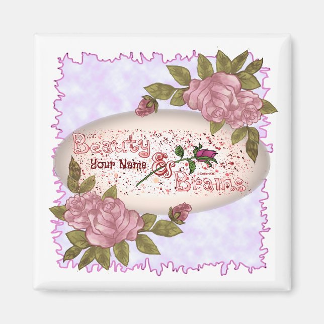 Íman Beleza e cérebro (Frente)