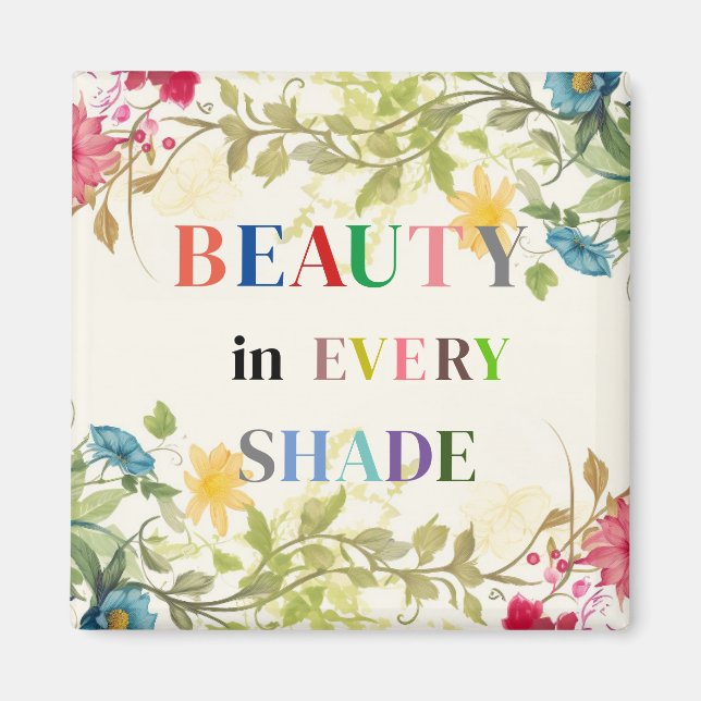 Íman Beleza em cada Shade Magnet (Frente)
