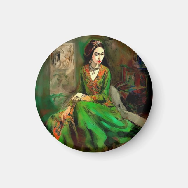 Íman Beleza em Verde (Frente)